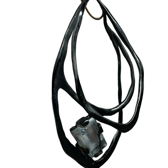 Alexis Bittar Miss Havisham Crystal Interlace Drop Earrings - Picture 3 of 16